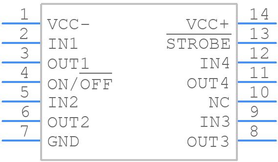 LT1030CDR - Texas Instruments - PCB symbol