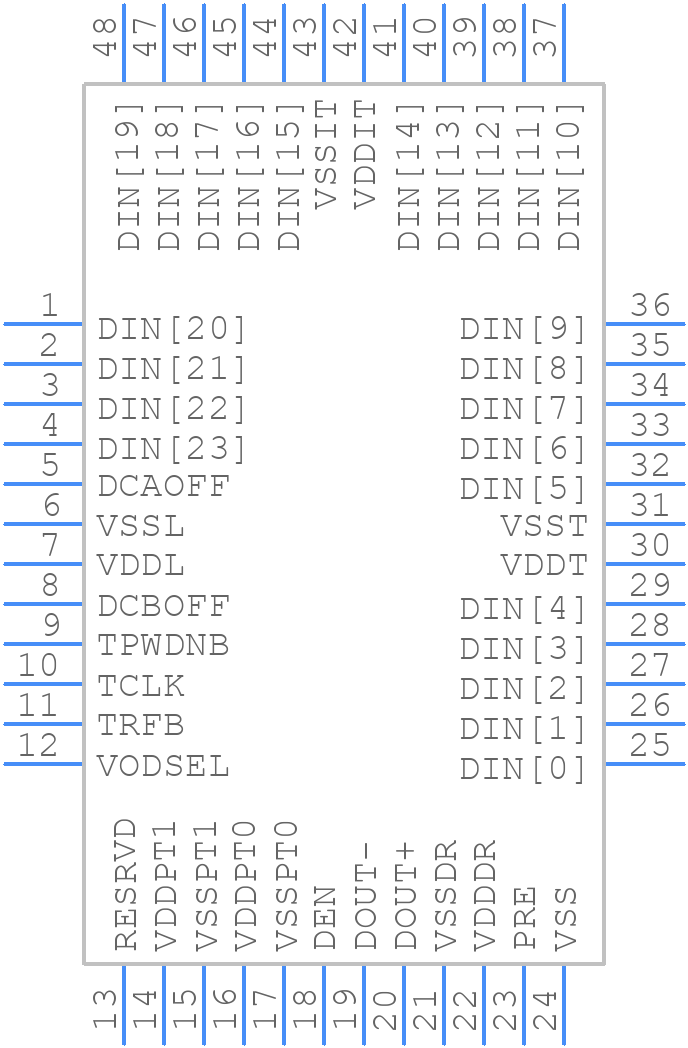 DS90C124IVS/NOPB - Texas Instruments - PCB symbol