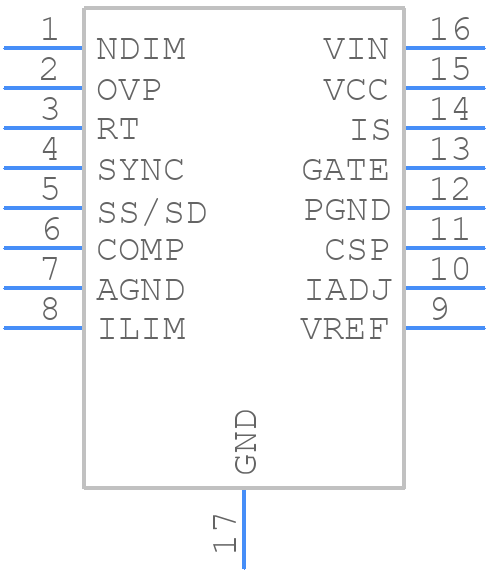 TPS92690PWPR/NOPB - Texas Instruments - PCB symbol