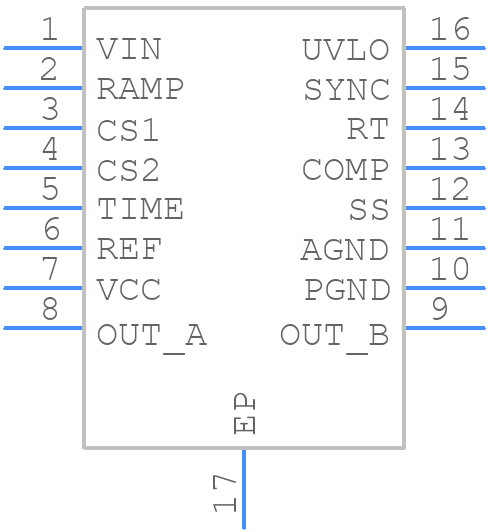 LM5025BSD/NOPB - Texas Instruments - PCB symbol