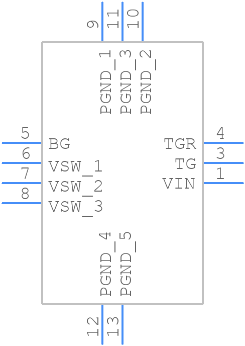 CSD87353Q5D - Texas Instruments - PCB symbol
