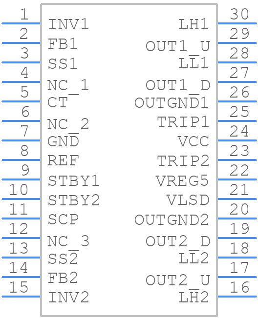 TPS5124DBT - Texas Instruments - PCB symbol