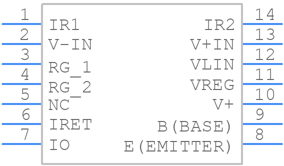 XTR112U - Texas Instruments - PCB symbol