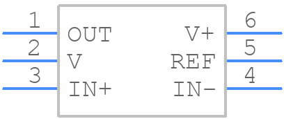 TLV3012AQDCKRQ1 - Texas Instruments - PCB symbol