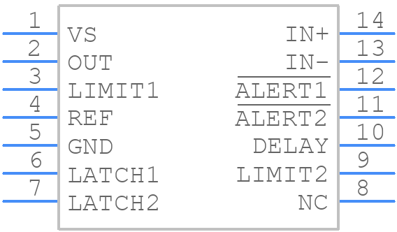 INA303A2IPW - Texas Instruments - PCB symbol