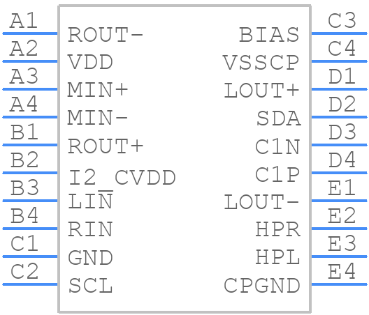 LM49200TL/NOPB - Texas Instruments - PCB symbol