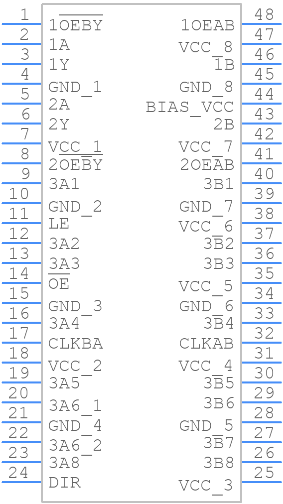 CVMEH22501AIDGVREP - Texas Instruments - PCB symbol