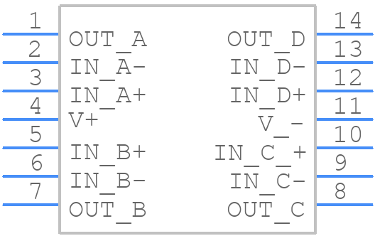 LM6584MA/NOPB - Texas Instruments - PCB symbol