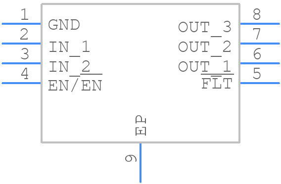 TPS2068CDGNR - Texas Instruments - PCB symbol