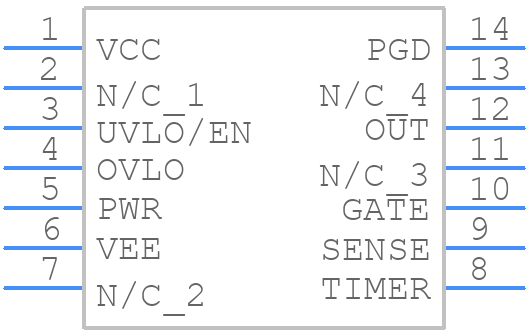 LM5067MW-1/NOPB - Texas Instruments - PCB symbol