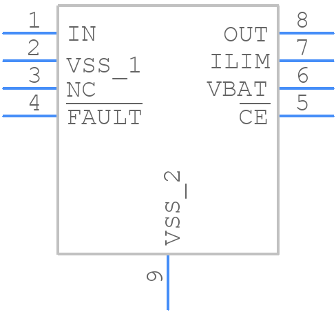 BQ24314ADSGR - Texas Instruments - PCB symbol