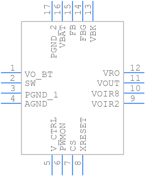 TPS65510RGTR - Texas Instruments - PCB symbol