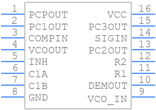 SN74LV4046ADGVR - Texas Instruments - PCB symbol