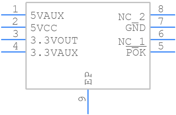 TPPM0302DGN - Texas Instruments - PCB symbol