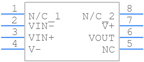LMP2231BMA/NOPB - Texas Instruments - PCB symbol
