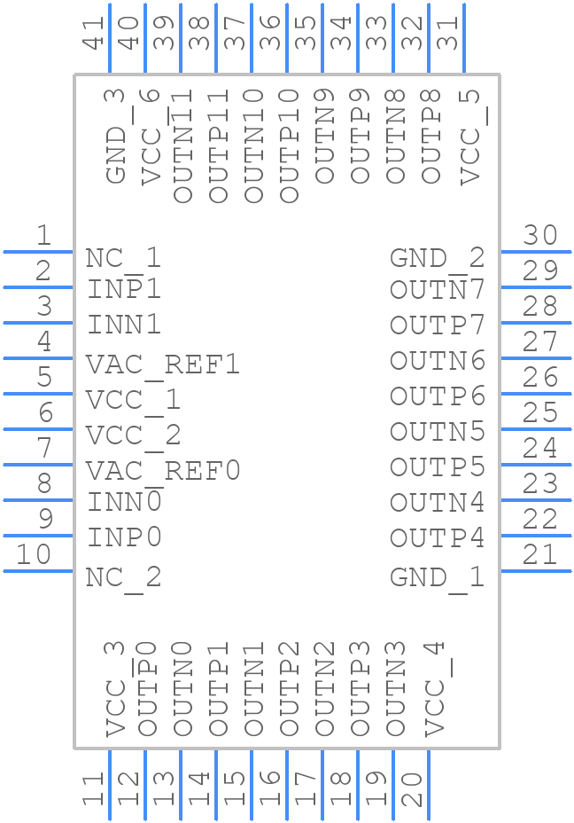 CDCLVP2106RHAT - Texas Instruments - PCB symbol