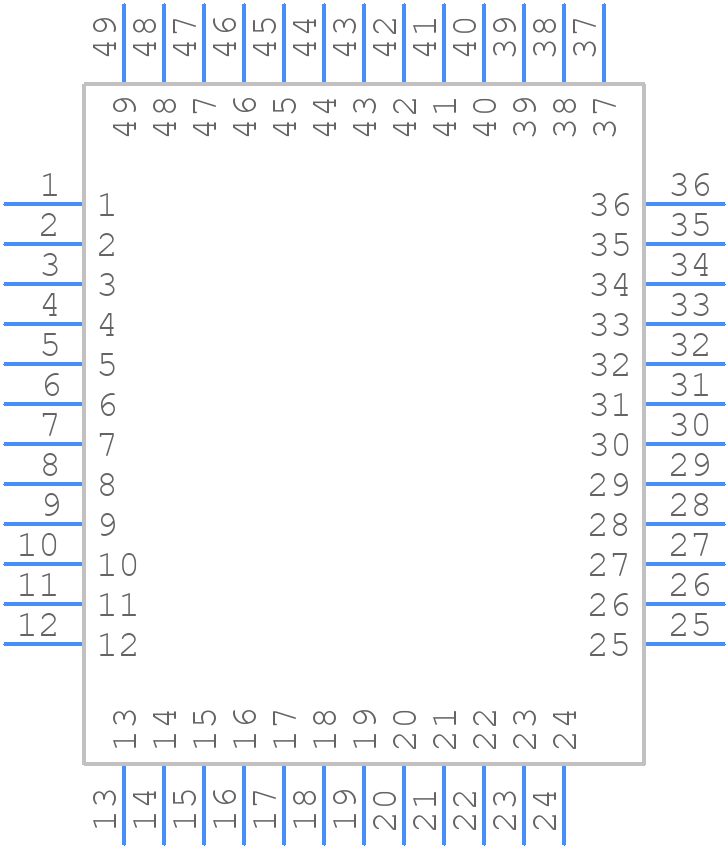 6PAIC3106IRGZRQ1 - Texas Instruments - PCB symbol
