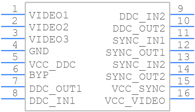 TPD7S019-15RSVR - Texas Instruments - PCB symbol