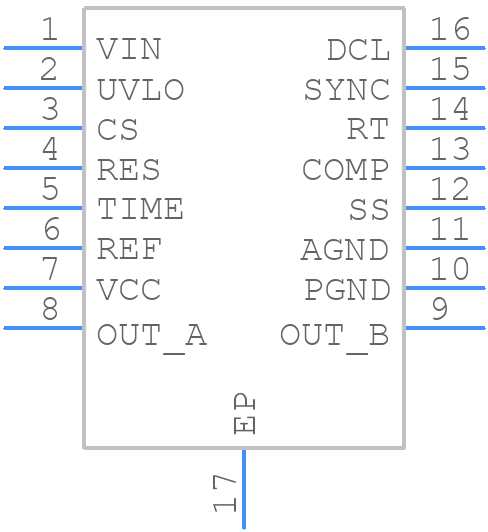 LM5026SDX/NOPB - Texas Instruments - PCB symbol