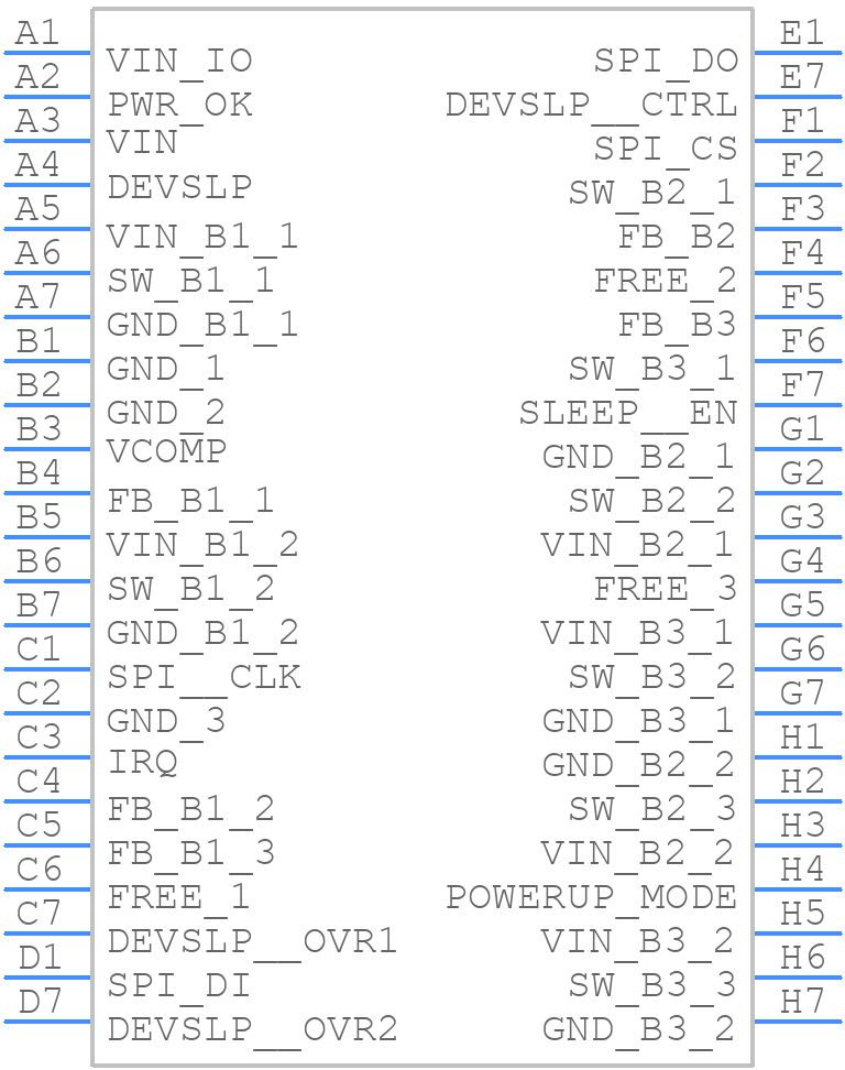 LM10524TME-A/NOPB - Texas Instruments - PCB symbol