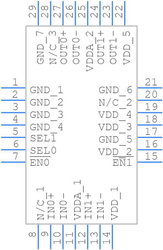 DS90CP02SP/NOPB - Texas Instruments - PCB symbol