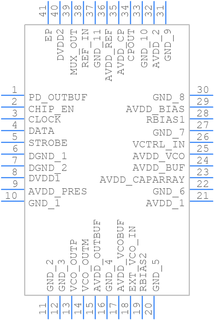 TRF3761-EIRHAT - Texas Instruments - PCB symbol