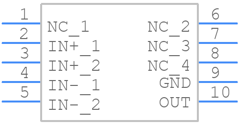 INA216A2RSWR - Texas Instruments - PCB symbol