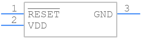 TLV863MDBZR - Texas Instruments - PCB symbol