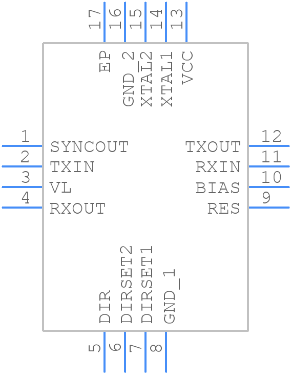 SN65HVD62RGTR - Texas Instruments - PCB symbol