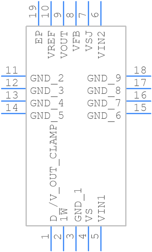 PGA308AIDRKT - Texas Instruments - PCB symbol
