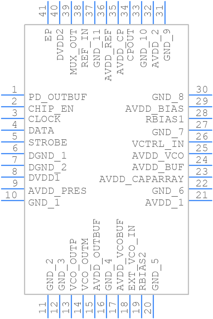 TRF3761-FIRHAT - Texas Instruments - PCB symbol