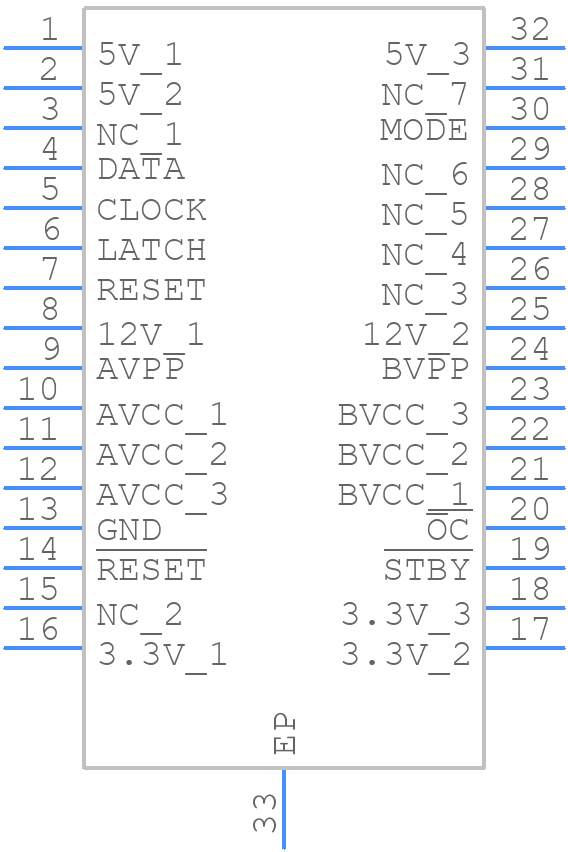 TPS2216DAP - Texas Instruments - PCB symbol