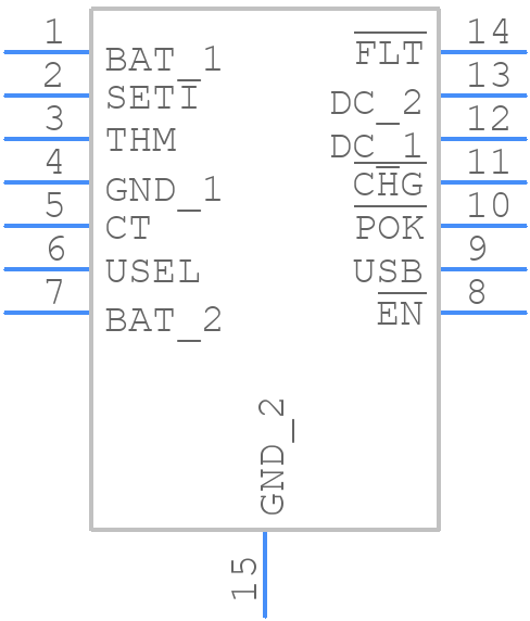 MAX8601ETD+T - Analog Devices - PCB symbol
