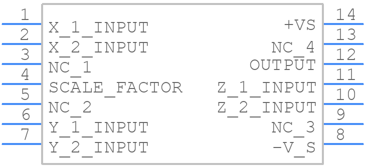 MPY634KPG4 - Texas Instruments - PCB symbol
