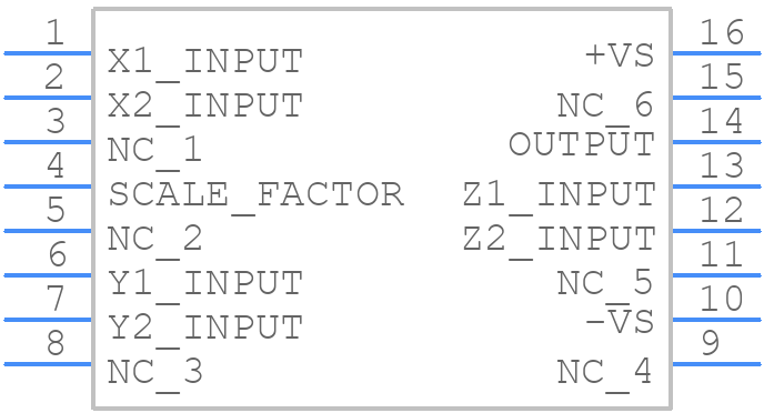 MPY634KU/1KE4 - Texas Instruments - PCB symbol