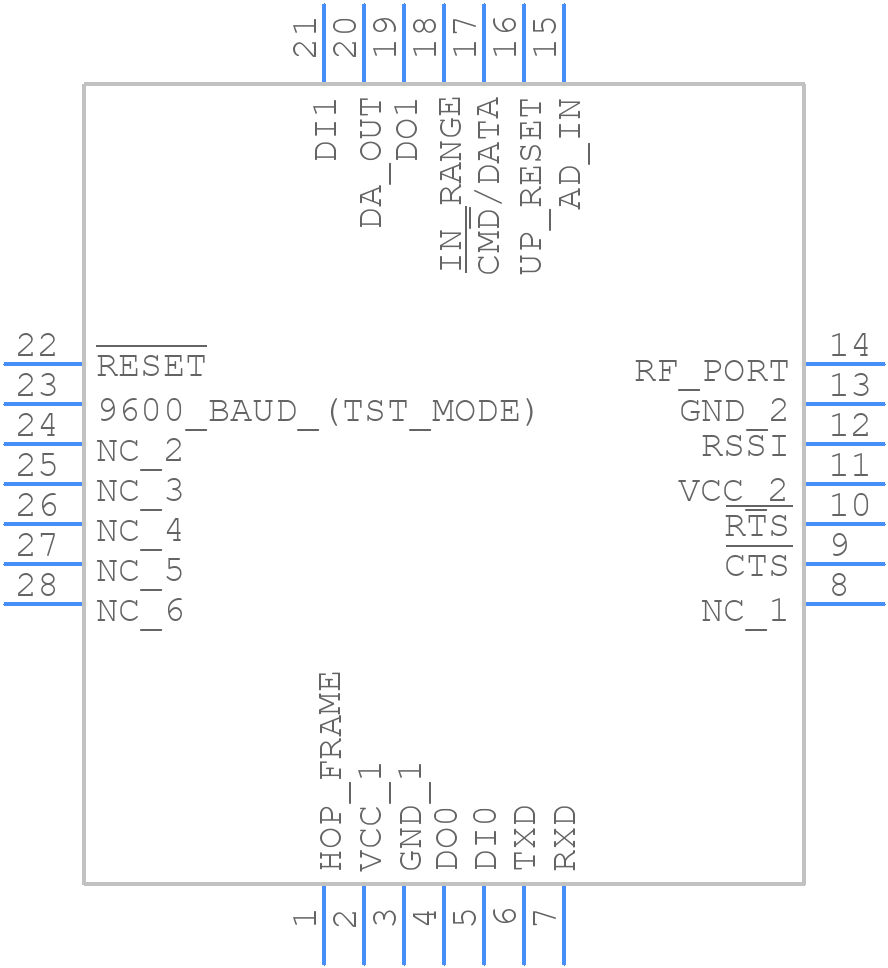 AC4490LR-1000M - Laird Technologies Wireless M2M - PCB symbol