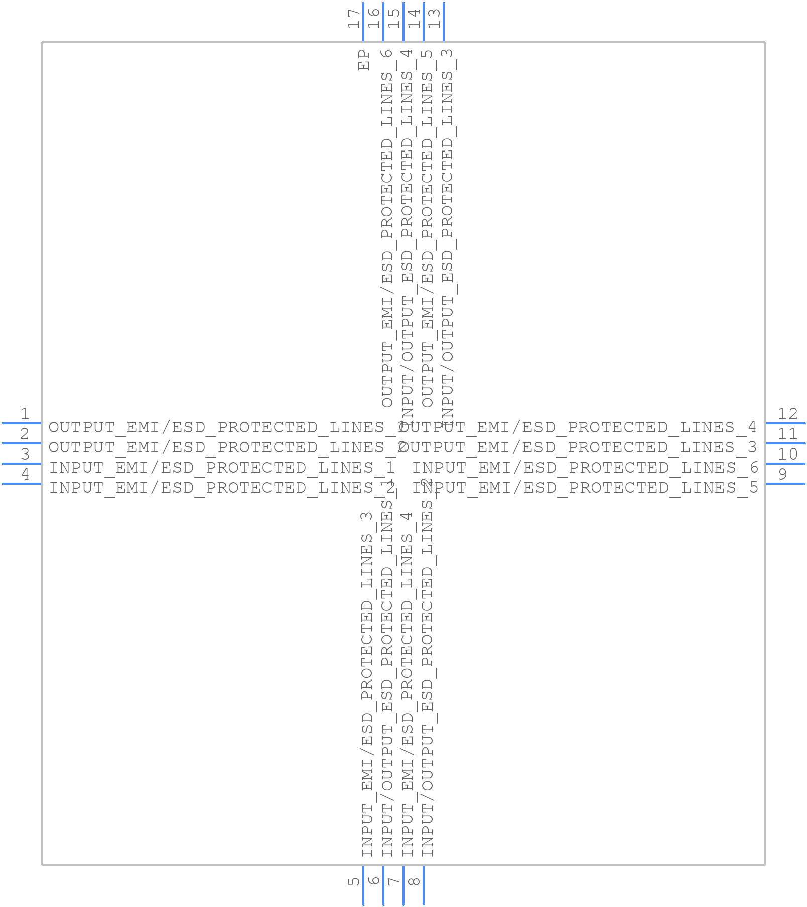 ECLAMP2357NQTCT - SEMTECH - PCB symbol