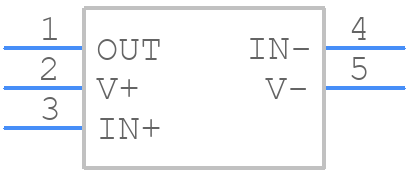 LMC7101AYM5-TR - Microchip - PCB symbol