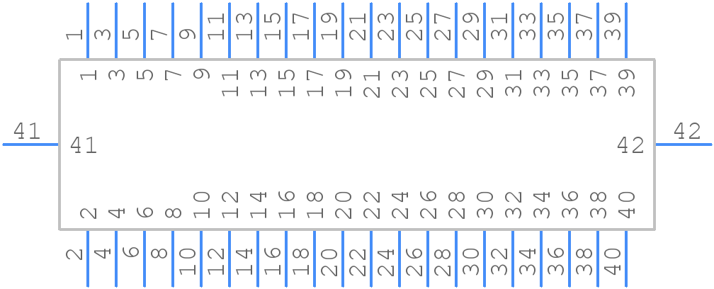 DF20F-40DP-1H(59) - Hirose - PCB symbol