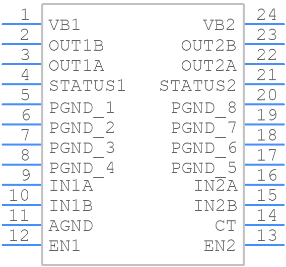 NCV7702BDWR2G - onsemi - PCB symbol