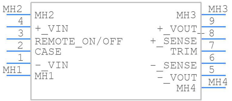 TEP 160-7212WIR - Traco Power - PCB symbol
