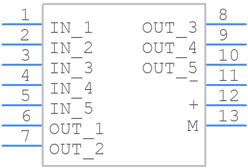 LA 25-NP - LEM - PCB symbol