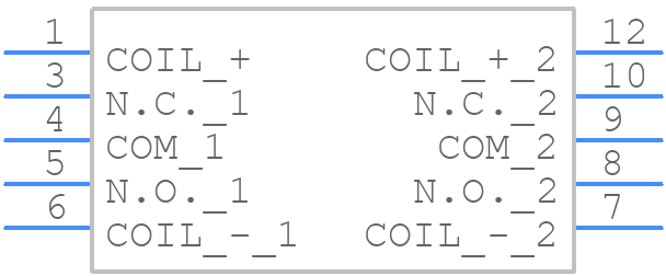 TXS2SA-L2-12V - Panasonic - PCB symbol