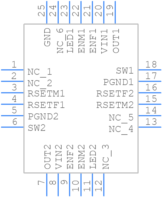 DIO5186CN24 - DIOO Microcircuits - PCB symbol