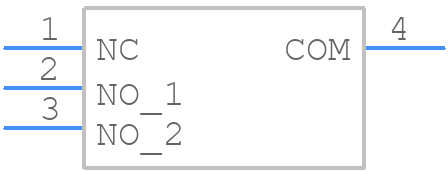 CS-4-13NTB - Nidec Copal - PCB symbol