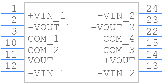 REC5-0505DRW/H/B - RECOM Power - PCB symbol