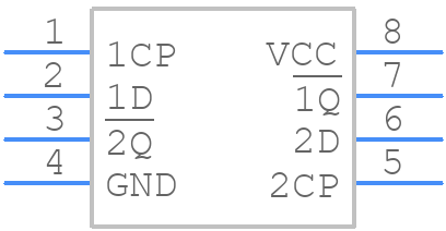 74AUP2G80DC,125 - Nexperia - PCB symbol