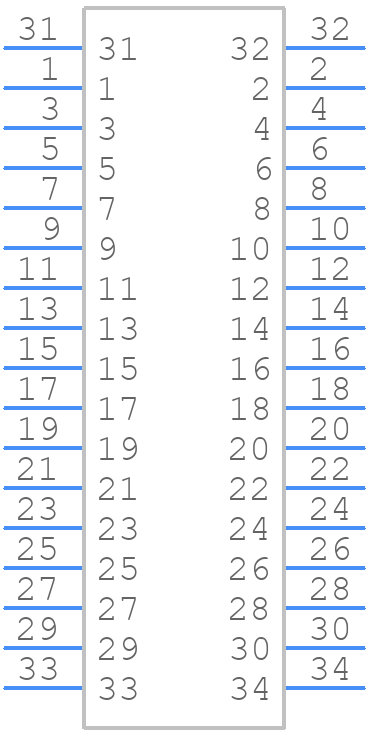 BM14B(0.8)-30DS-0.4V(53) - Hirose - PCB symbol