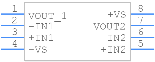 AD8062ARMZ-RL - Analog Devices - PCB symbol