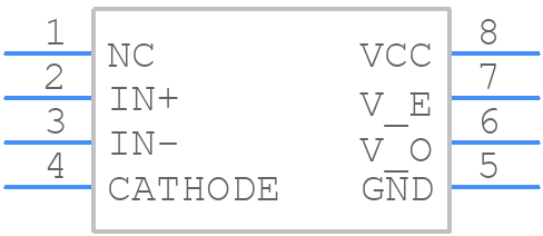 HCPL-2602-000E - Avago Technologies - PCB symbol
